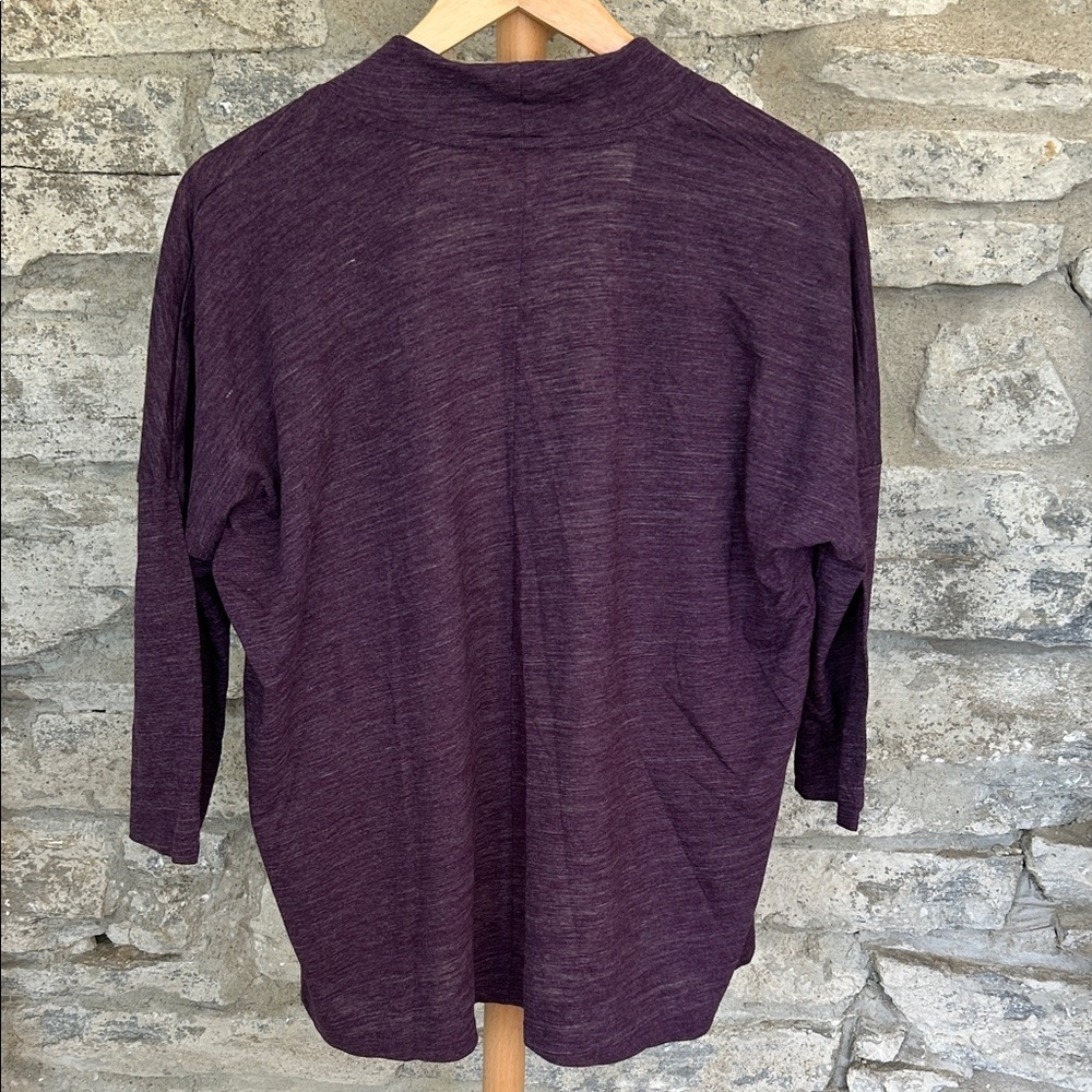 Purple Open Front Cardigan - Picture 3 of 6